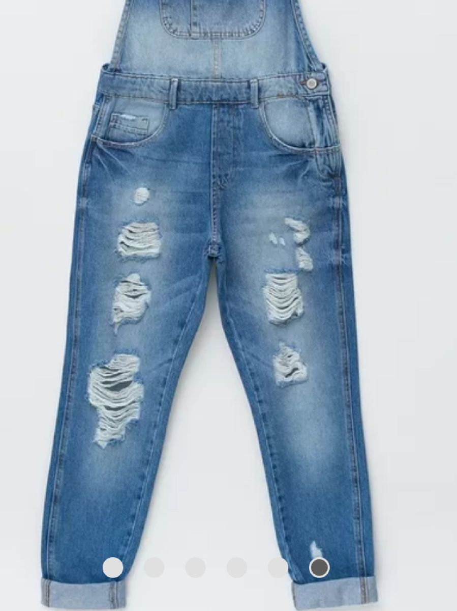 renner macacão jeans
