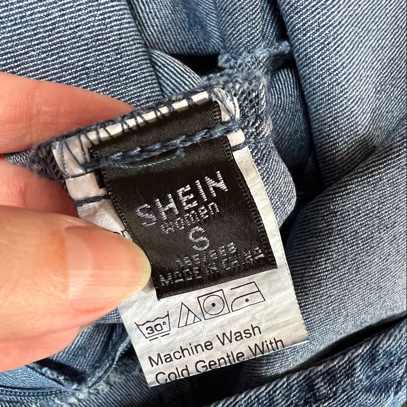 Shein macacão jeans