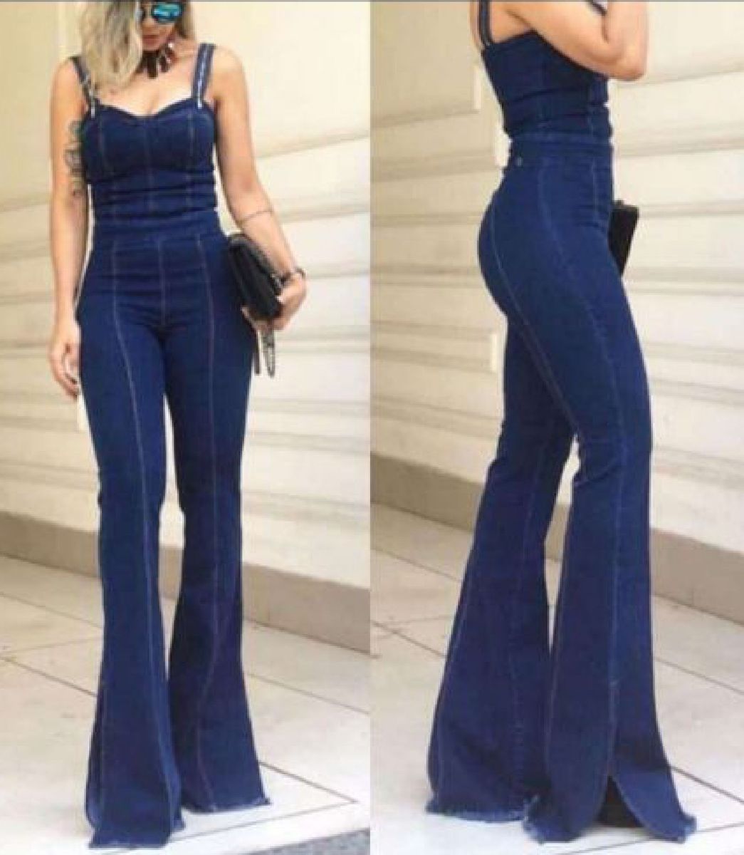 Macacao Jeans Bebela Macacao Feminino Bebela Nunca Usado Enjoei