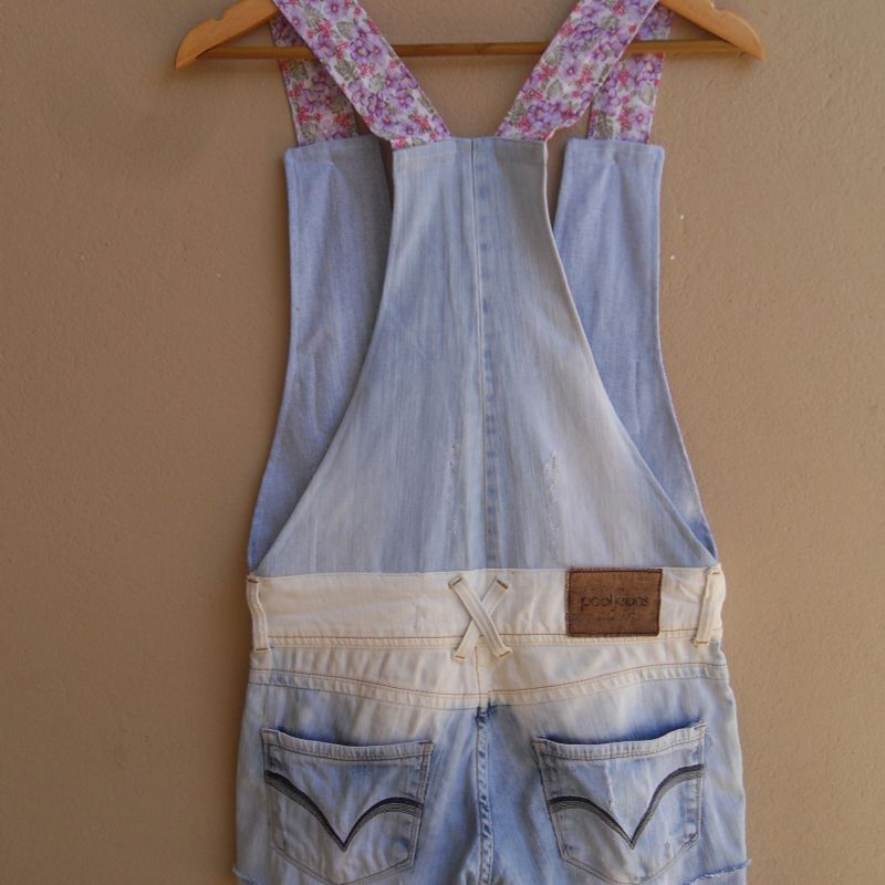 Macac o Jeans Customizado Lindoo Macac o Feminino Pool Jeans Usado 1956088 enjoei