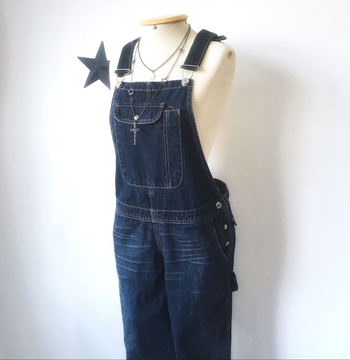 macacão jeans feminino levis