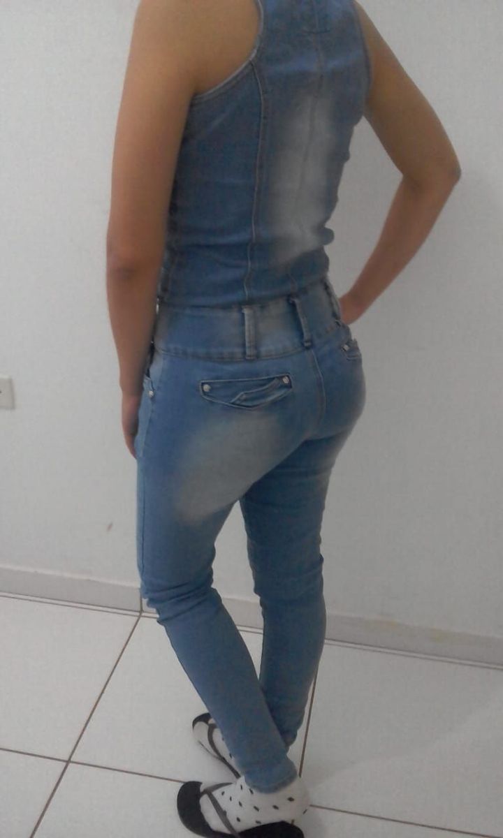 macacao jeans lojas marisa