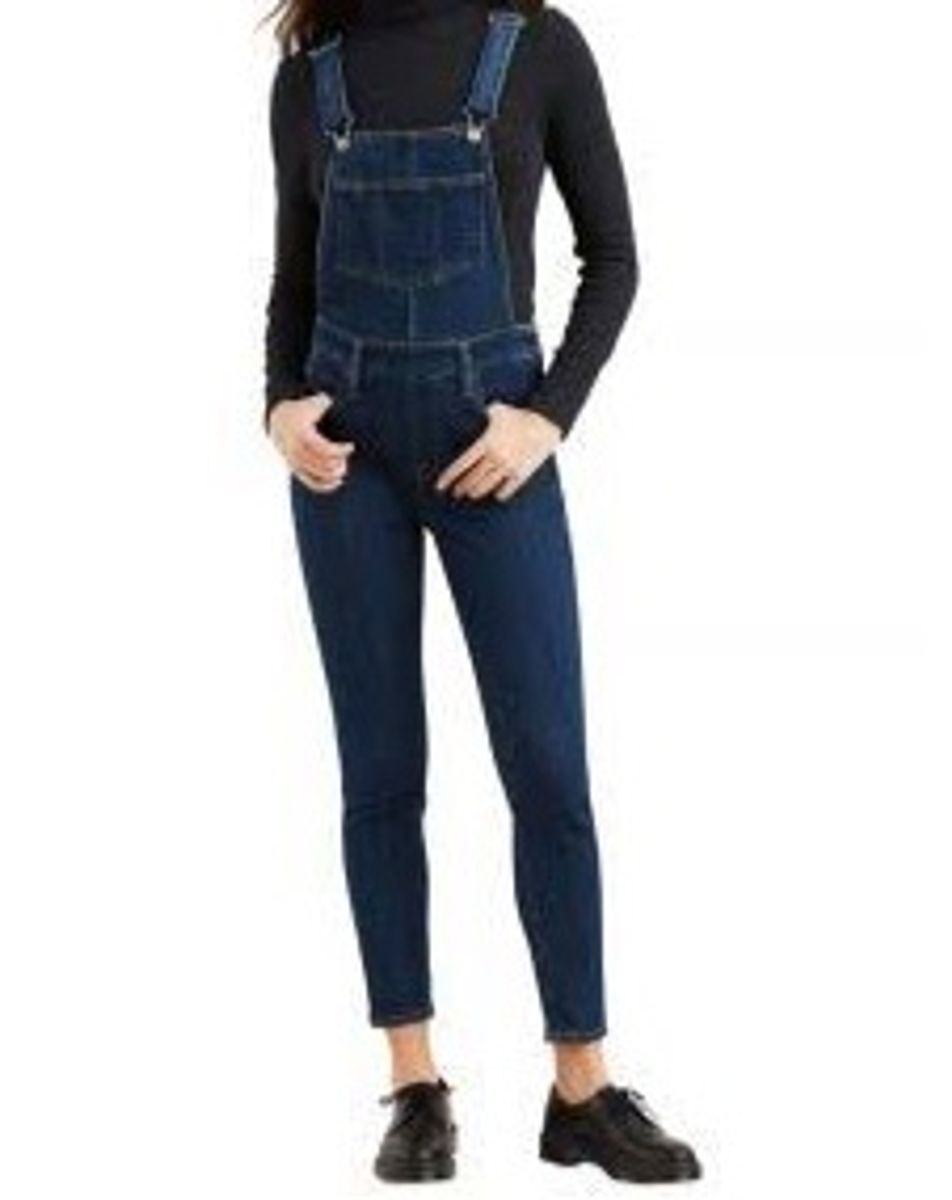 macacão jeans feminino levis