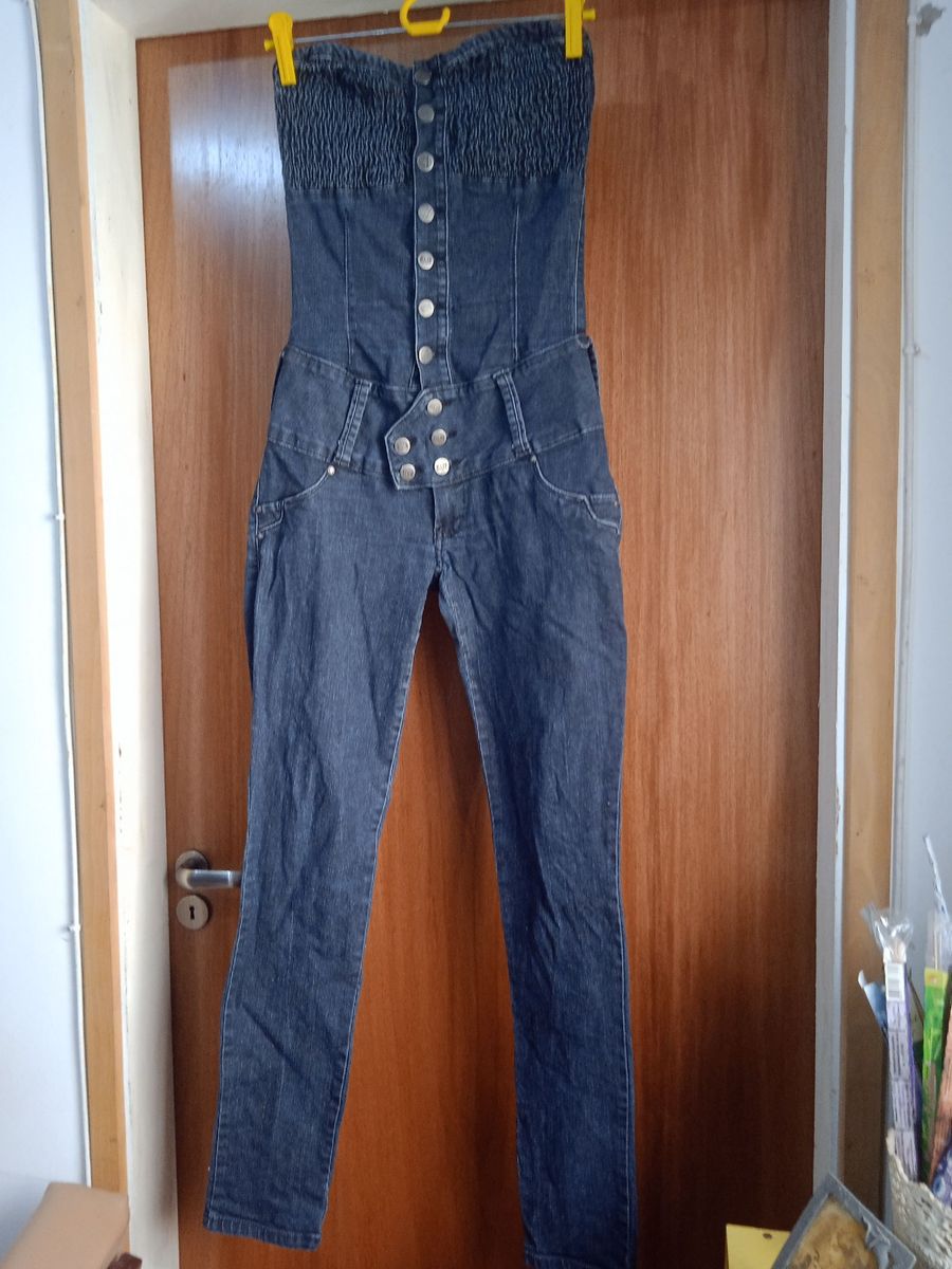 Macac o Jeans Tqc R.I. 19 Macac o Feminino R Ponto I 19 Usado