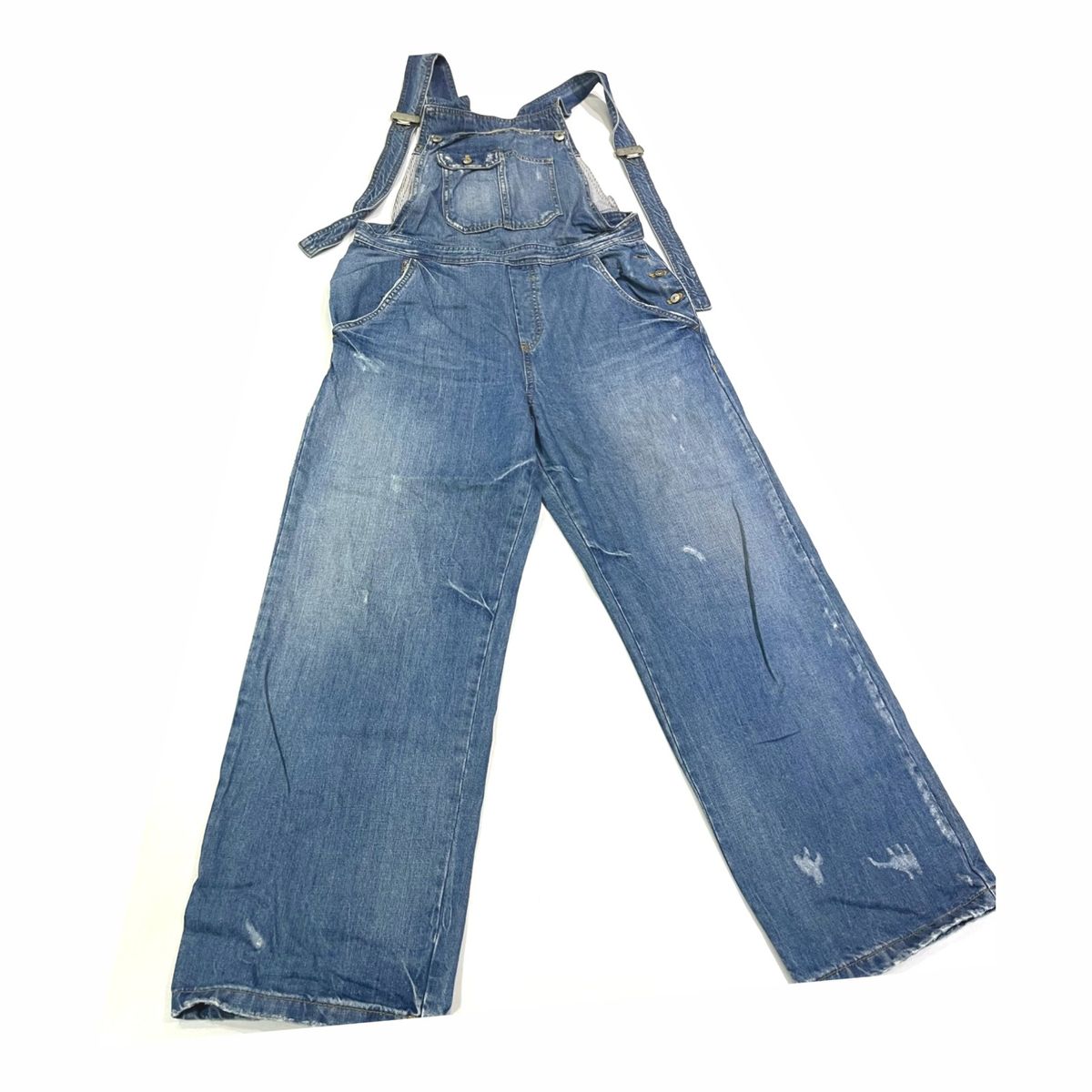 Denim macacão jeans feminino cintura alta vintage macacão jeans
