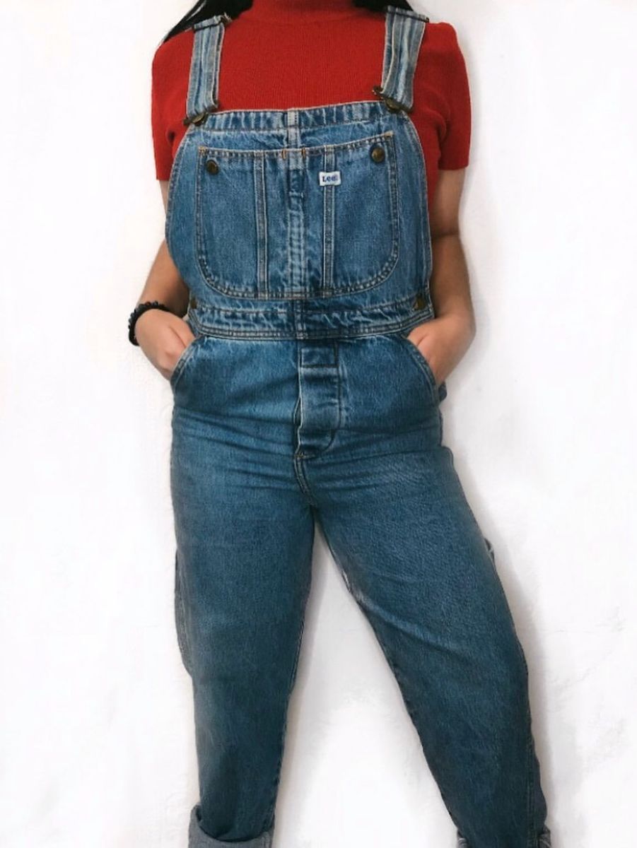 macacão jeans lee feminino