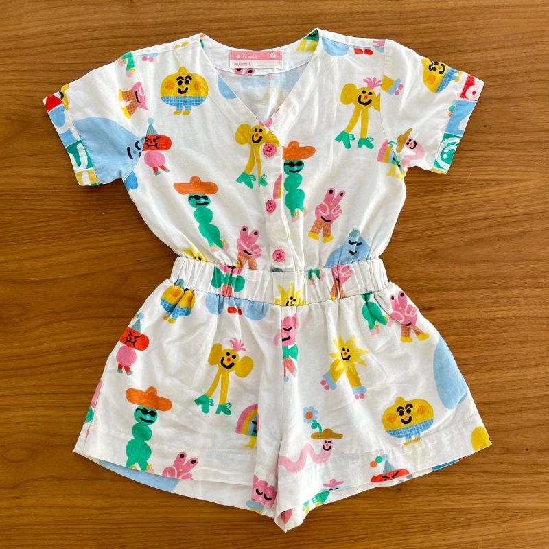 Macacão Menina Fábula Anos Roupa Infantil para Menina Fábula