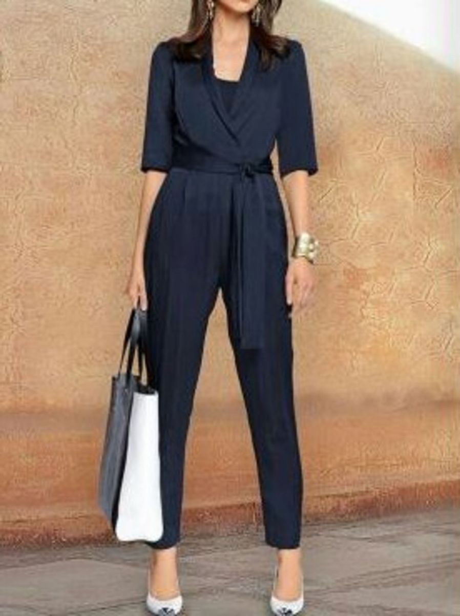 fotos de macacão feminino social