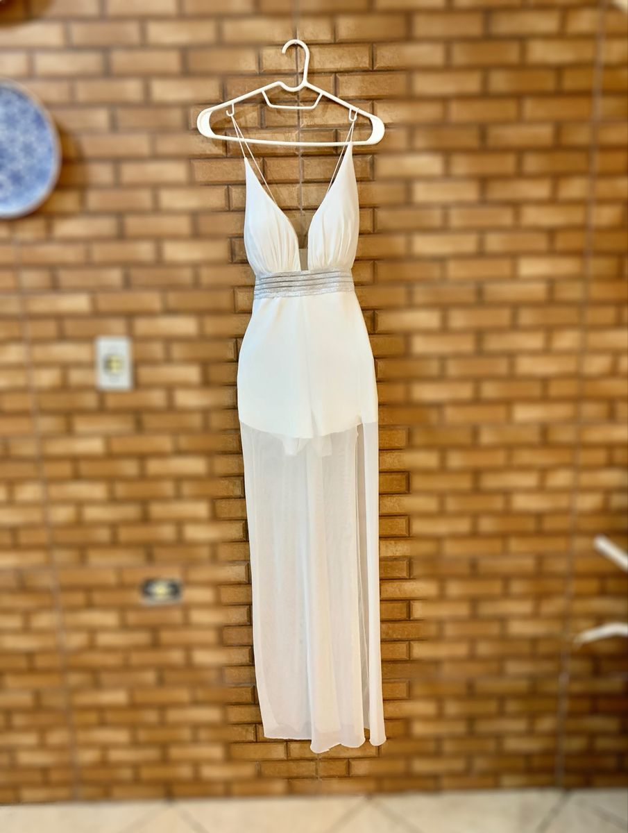 Vestido macacao hot sale branco