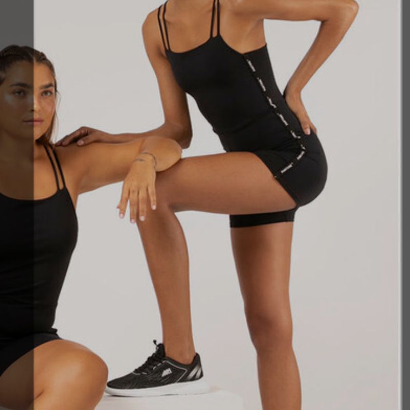 Macaquinho Academia Treino Preto Cea Farm Adidas Zara Macacão Feminino  Cea Usado 108393682 enjoei