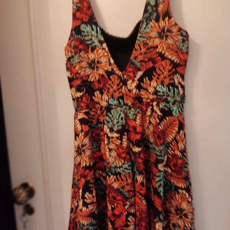 Macaquinho de Alça com Estampa Floral Macacão Feminino C&A Nunca Usado  111130888 enjoei