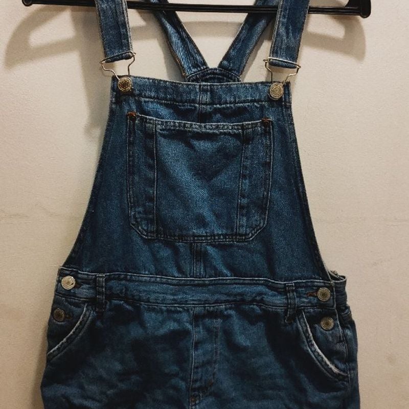 Macaquinho Jeans Feminino Cea Tamanho 42 C&A Usado 110713248