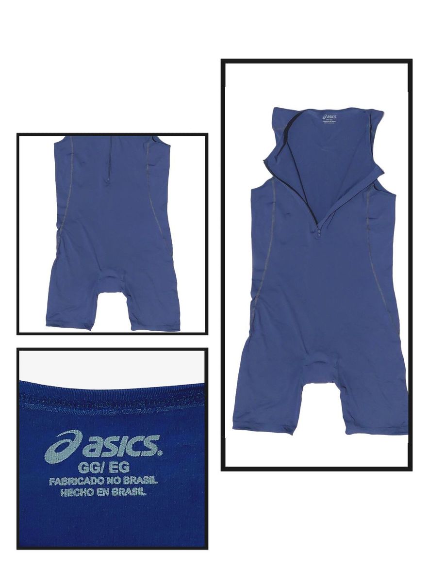 Macaquinho Triathlon Asics Roupa Esportiva Masculino Asics Usado 91245916 enjoei