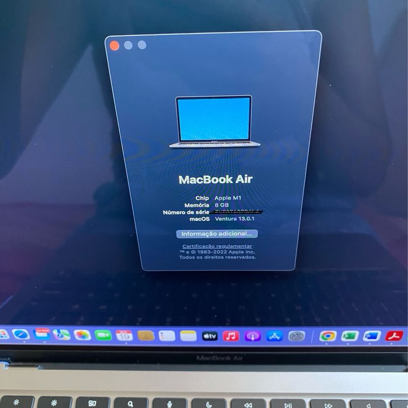 Macbook Air M1 2020 | Computador Notebook Apple Usado