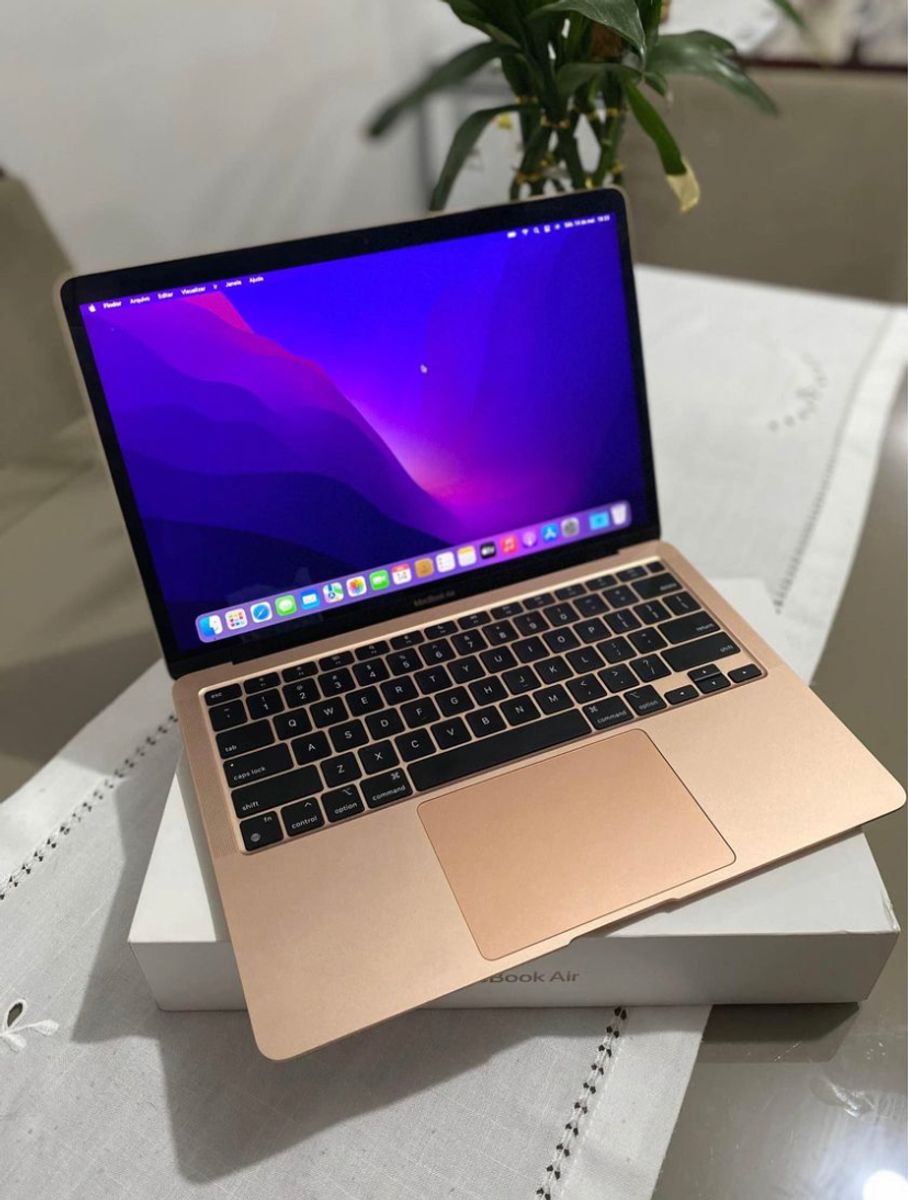 Macbook Air M1 2020 Gold Rose Produto Feminino Apple Nunca Usado 76287675 enjoei