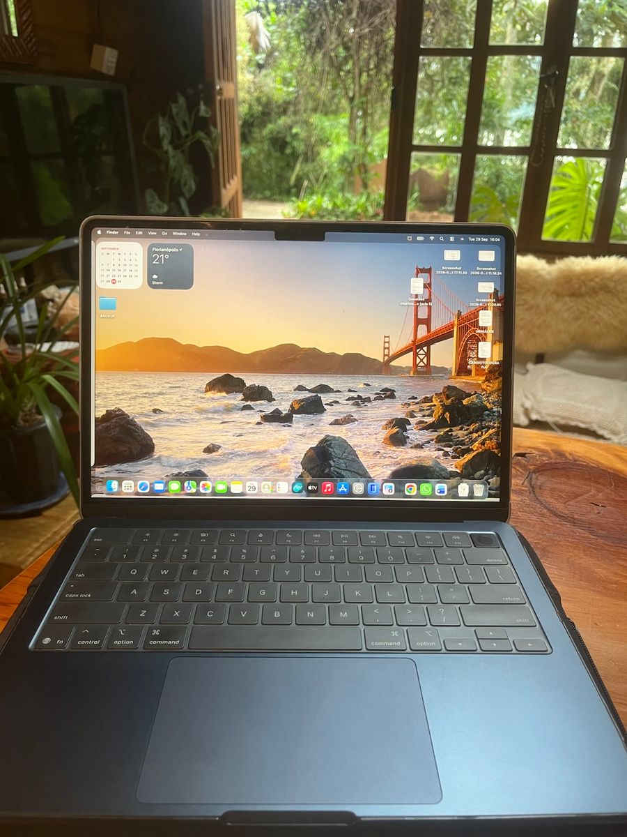 Macbook Air M4 16gb 256gb Midnight 13 Polegadas | Computador Notebook ...