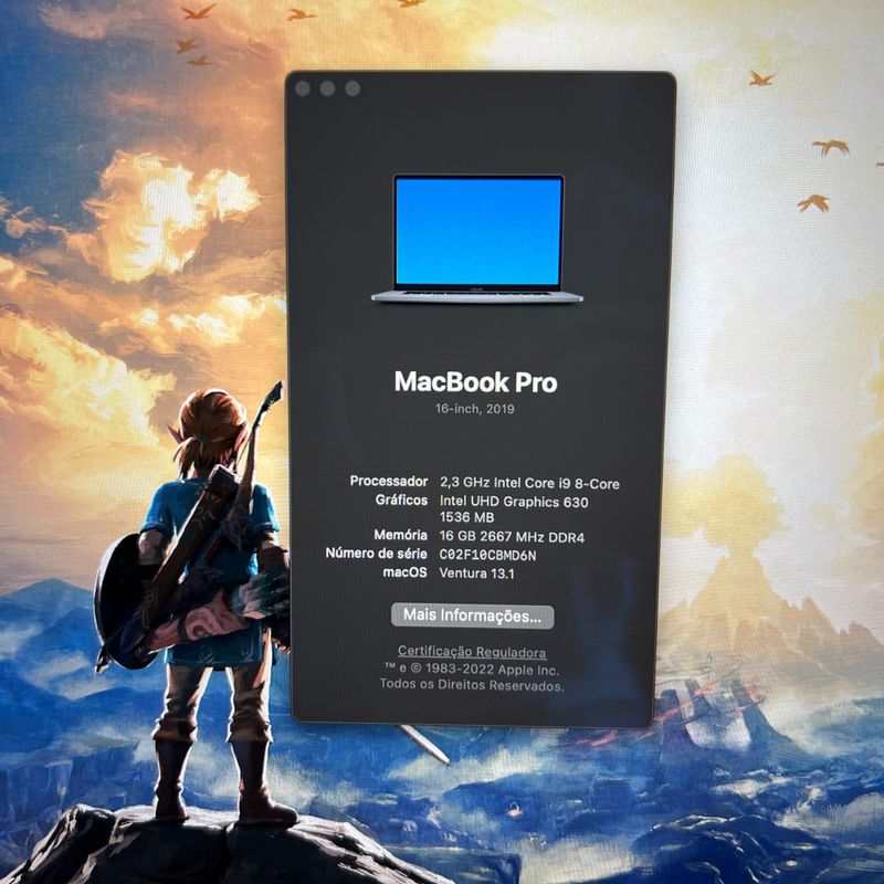 Macbook Pro 2019 16 2.3ghz 8-Core I9 16gb 1tb | Apple Usado Macbook Pro 2019 16 2.3ghz 8-Core I9 16gb 1tb | Apple Usado