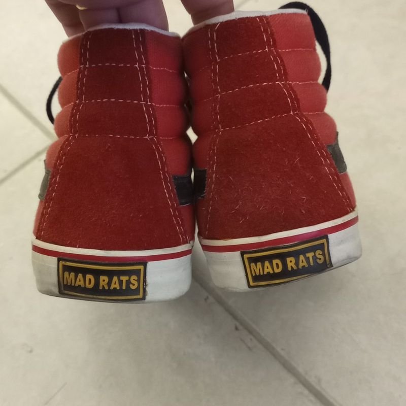 Mad Rats Vermelho, Tênis Masculino Mad Rats Usado 81065896