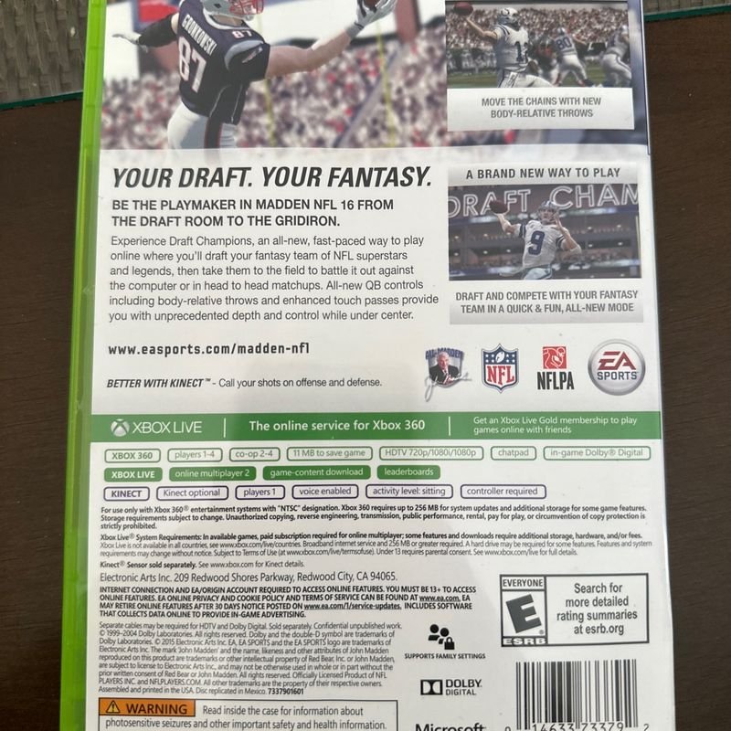 ea 73379 ea Madden NFL 16 - Sports Game - Xbox 360