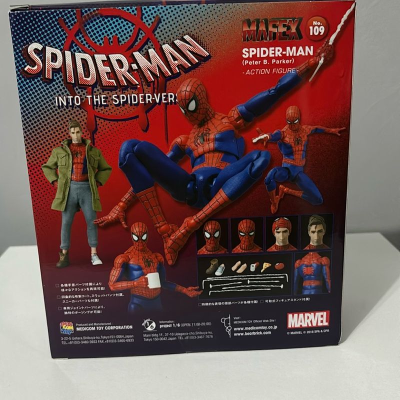 Mafex 109 Spider Man Into The Spider Verse Peter B Parker Mafex 109 Spider Man Into The Spider Verse Peter B Parker