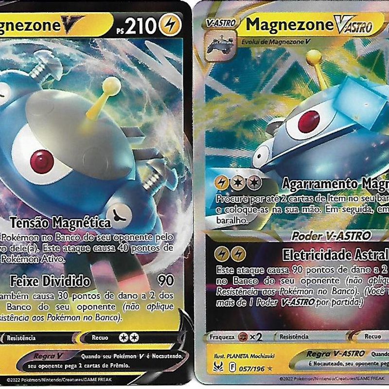 Magnezone V Astro e Magnezone V - Originais Origem Perdida | Original Copag  Nunca Usado 77075052 | enjoei