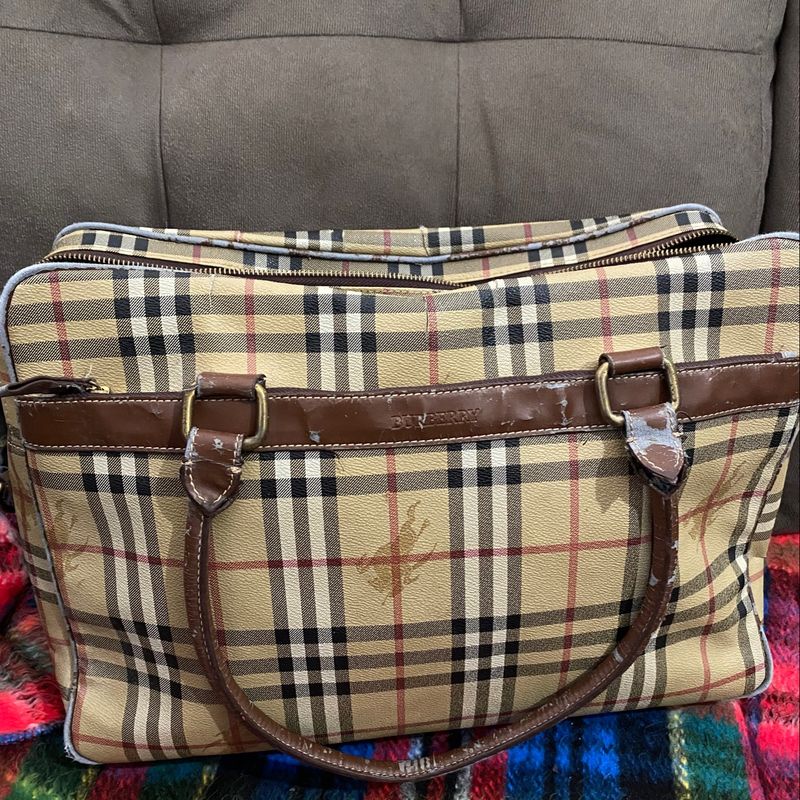 Mala de M o Burberry London Bolsa de m o Feminina Burberry Usado 87985317 enjoei