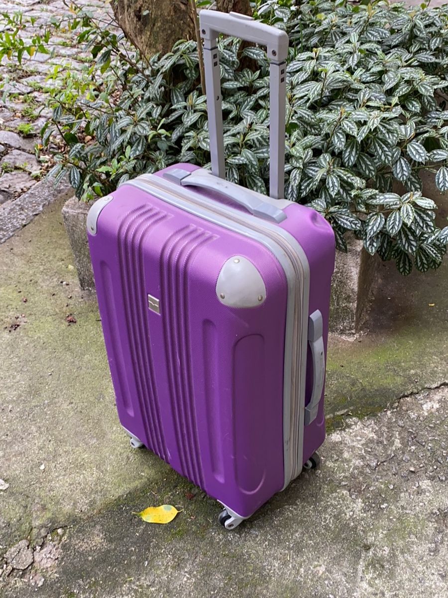 Mala Viagem Rígida Tam P | Mala Mala Roxa Usado 74868943 | enjoei