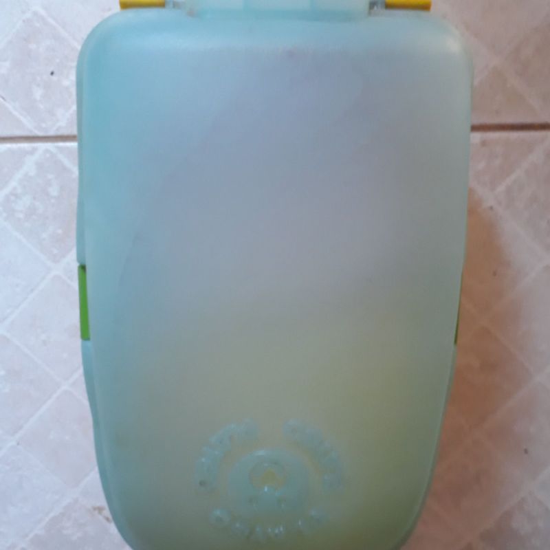 Maleta Tipo Mochila em Plastico Duro Antiga Playgo Item Infantil