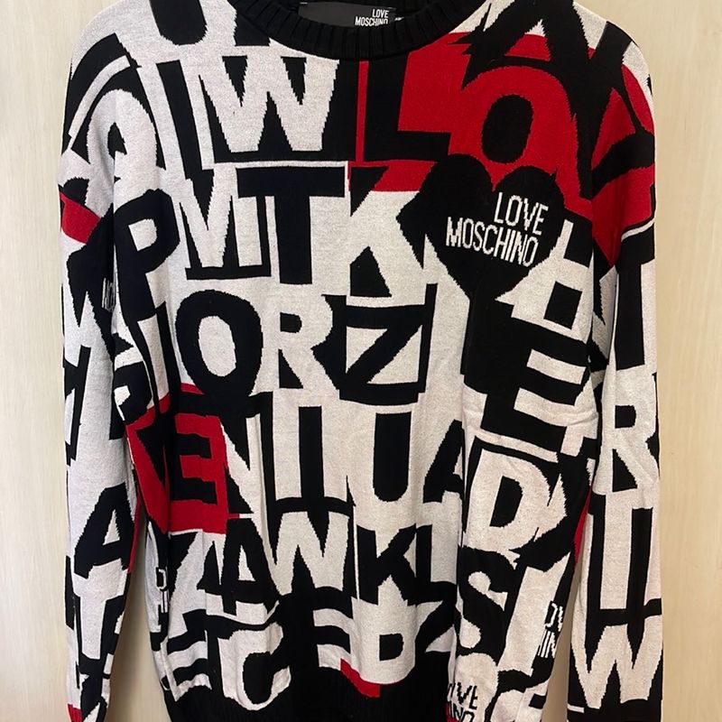 Malha Moschino Blusa Feminina Moschino Usado 96535168 enjoei