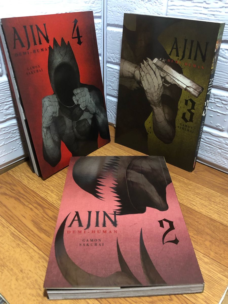 Mangá Ajin (3 Volumes), Livro Panini Nunca Usado 72505474