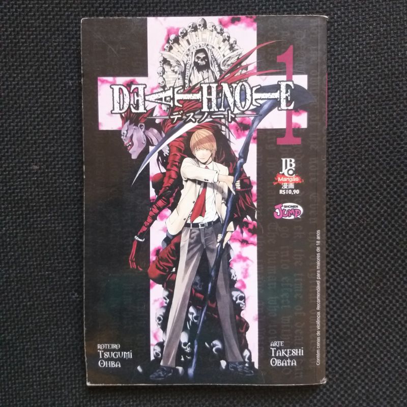 Mangá Death Note Nº1 - Antiga Versão | Jbc Usado 108411883 | enjoei