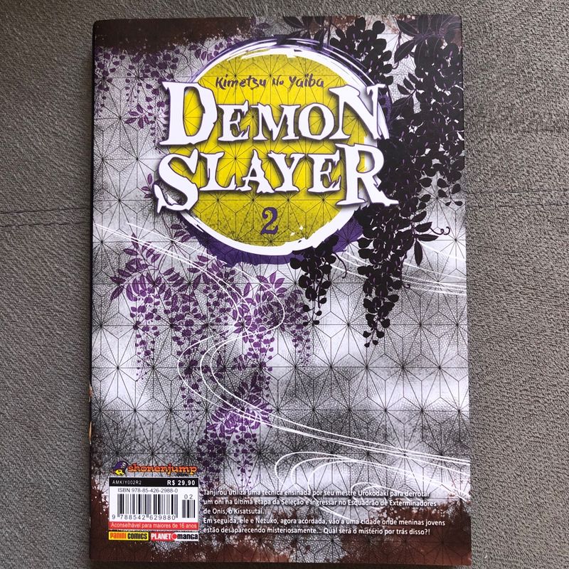 Mangá - Demon Slayer - Vol.2 - Envio no mesmo dia - ShopDG - Sua