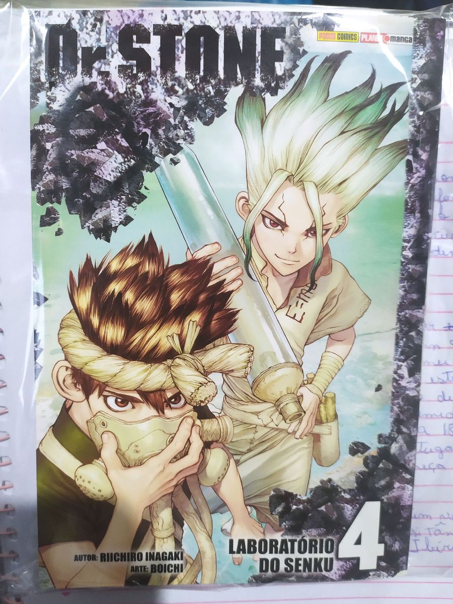 Manga Dr Stone Volume 4 Pt Br Filme E Serie Panini Usado Enjoei