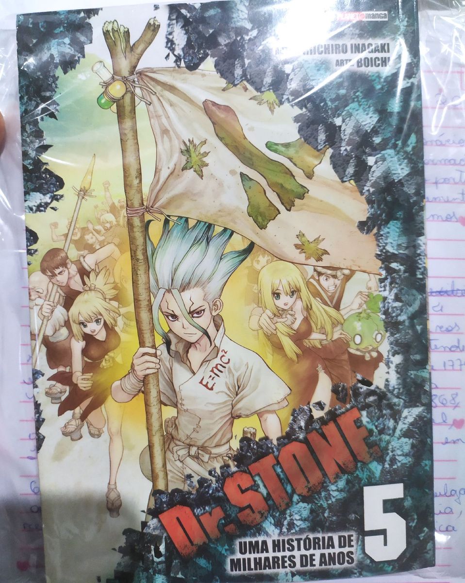 Manga Dr Stone Volume 5 Pt Br Filme E Serie Panini Usado Enjoei