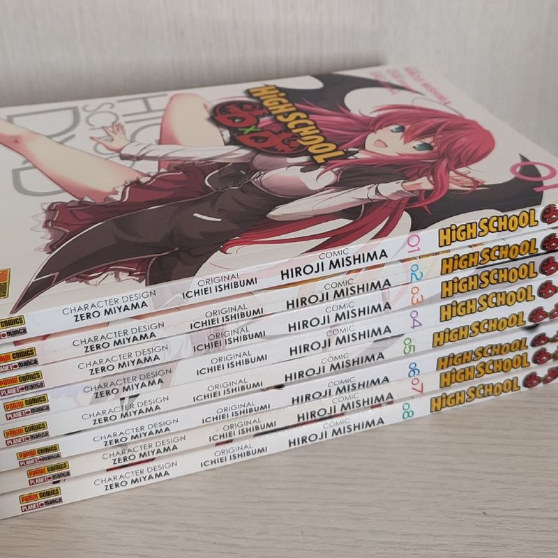 Mangá High School DxD - 1 ao 8 - Panini