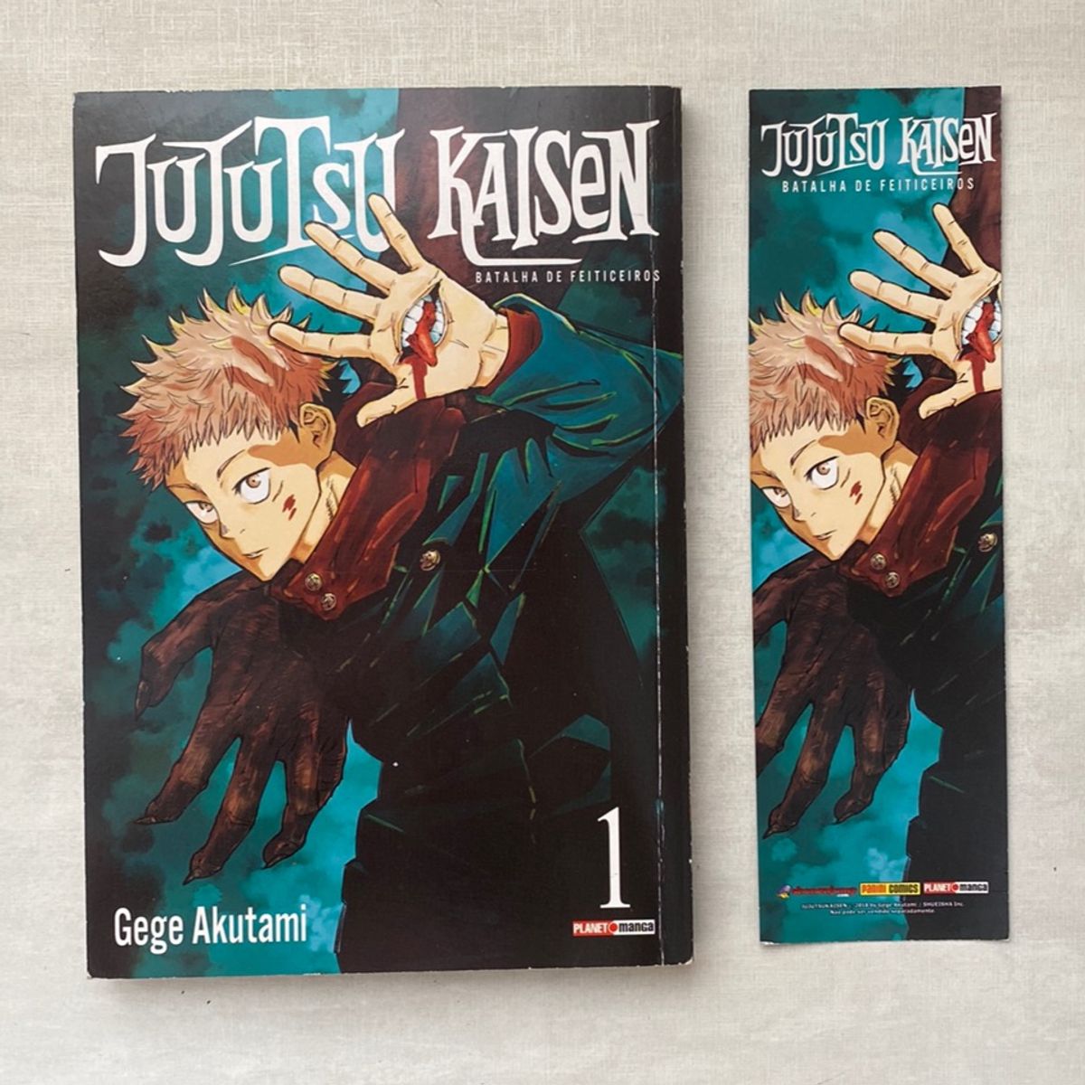 Mangá Jujutsu Kaisen- Volume 1: Batalha De Feiticeiros | Livro Planet ...