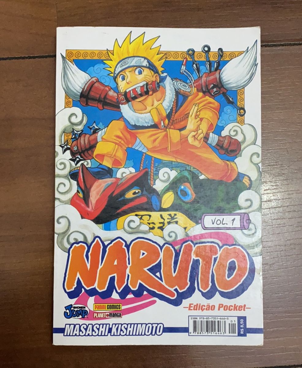 Mangá Naruto em Português Volume 39 Edição Pocket, Livro Panini Comics  Usado 80570250