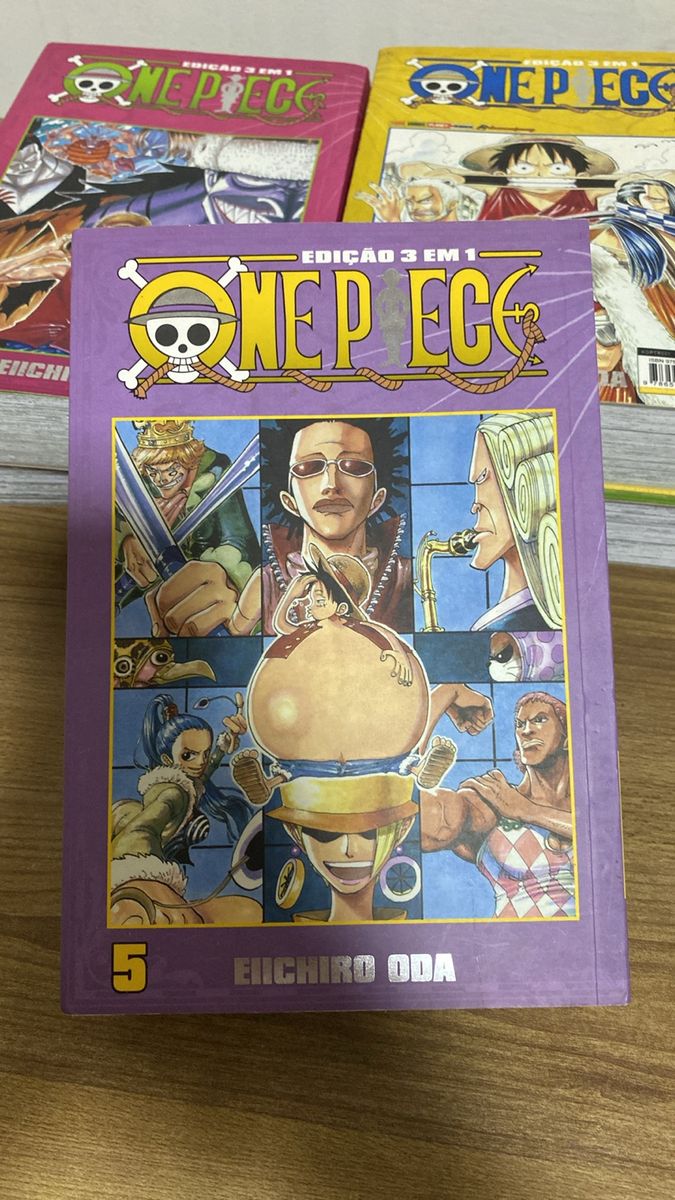 Manga One Piece Edicao 3 em 1 Volume 5 | Livro Panini Usado 118685051 ...
