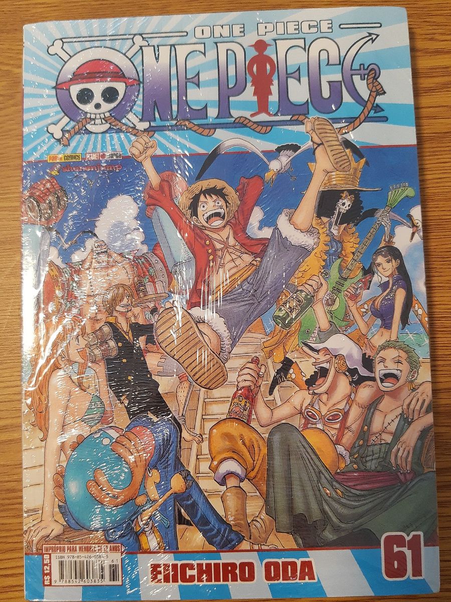 Manga One Piece N 61 Livro Panini Comics Nunca Usado Enjoei