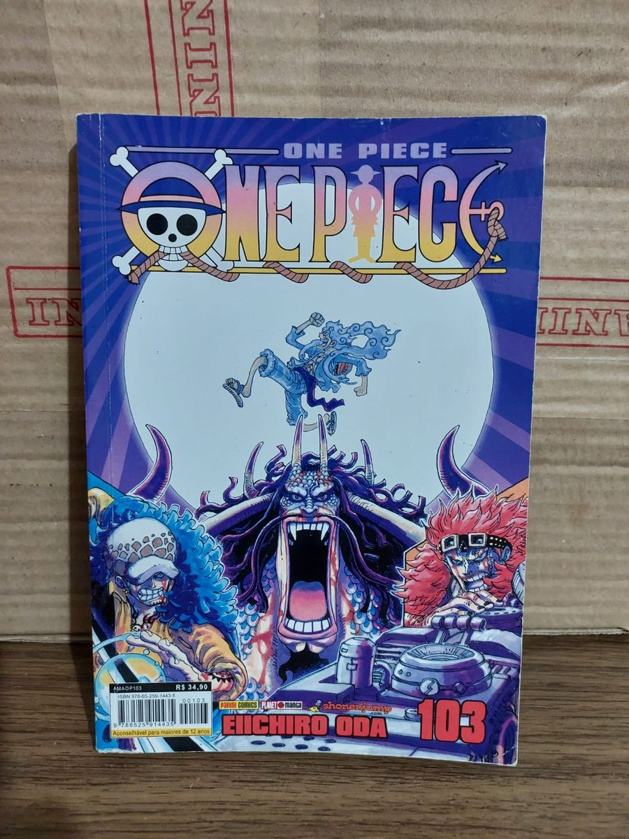 Mangá One Piece Volume 103 | Livro One Piece Usado 133036746 | enjoei