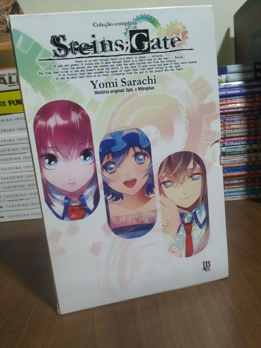 Mangá Steins Gate - Coleção Completa (Box Set) | Livro Jbc Usado