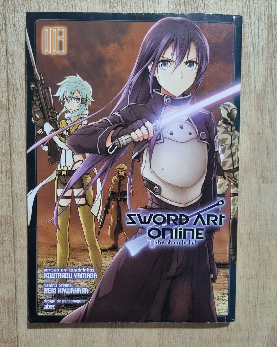 Sword Art Online Phantom Bullet 3 Volumes