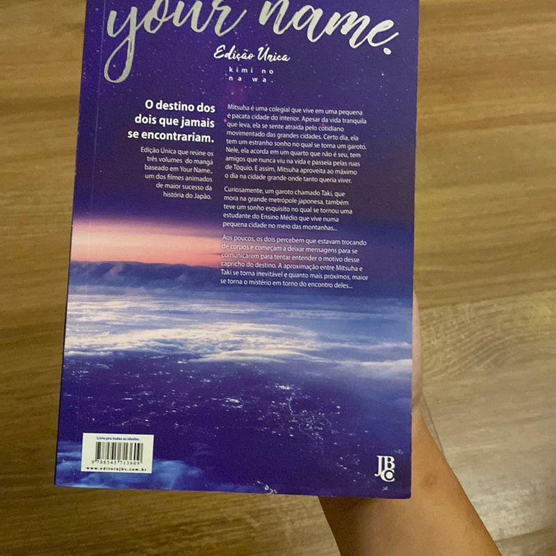 Your Name. Edição Única - Capa nacional - Editora JBC