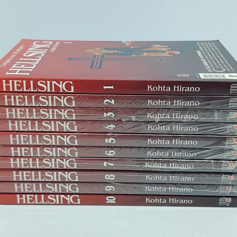 Manga Hellsing Coleção Completa Volumes 1° Ao 10° Jbc