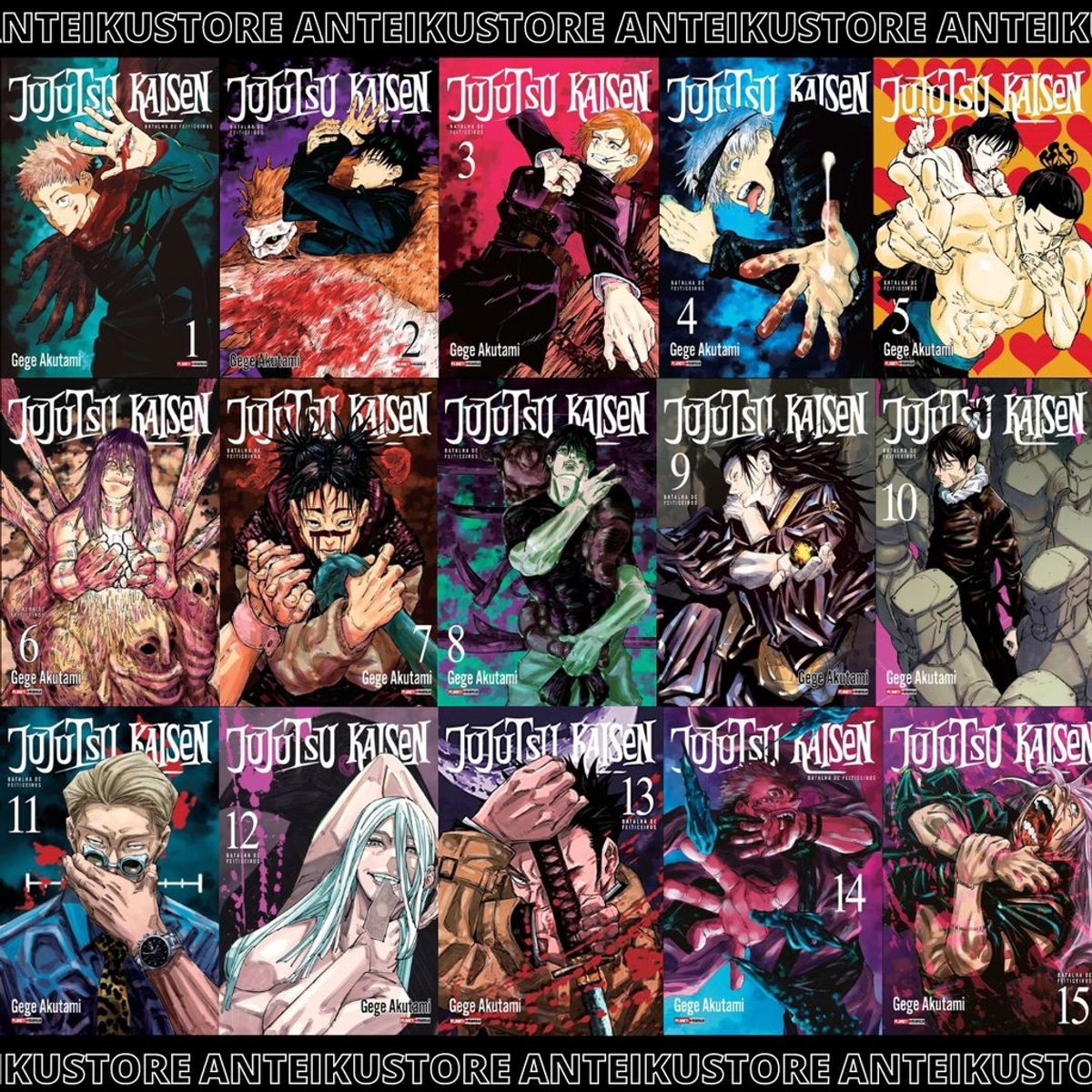 Mangás Jujutsu Kaisen Semi Novos | Livro Usado 84306386 | enjoei