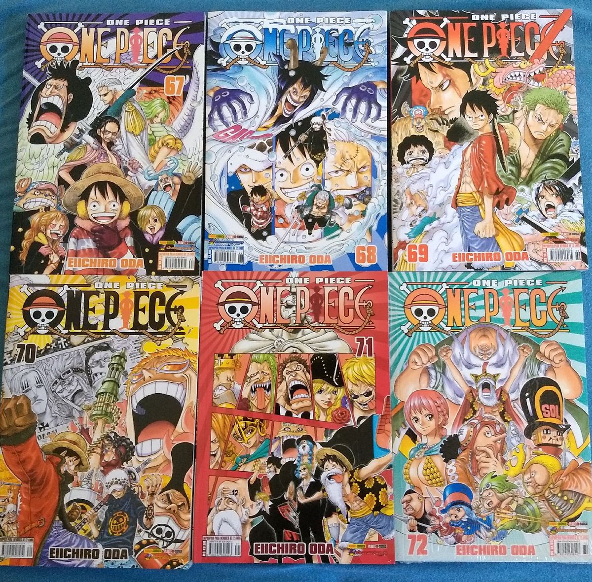 Mangas One Piece Vol 67 A 72 Livro Panini Nunca Usado Enjoei