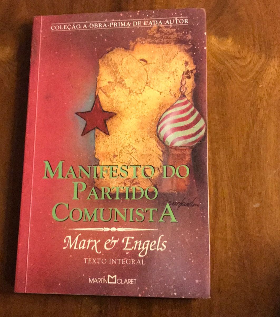 Manifesto do Partido Comunista- Marx e Angels | Livro Martin Claret ...