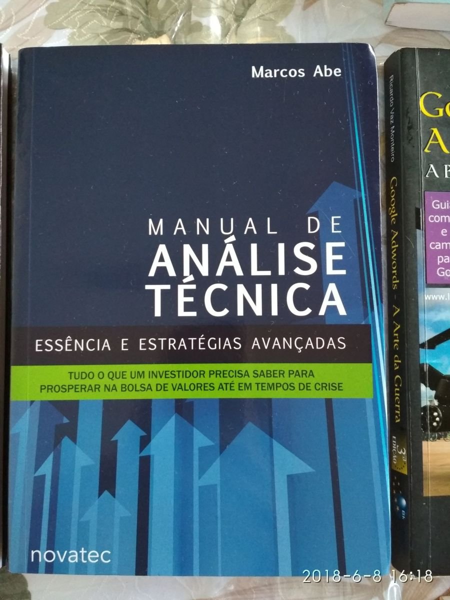 Manual de Analise Tecnica - Marcos Abe | Livro Novatec Usado 28850510