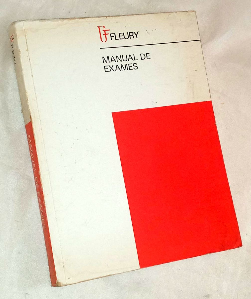 Manual De Exames Fleury | Livro Fleury Usado 71607742 | Enjoei