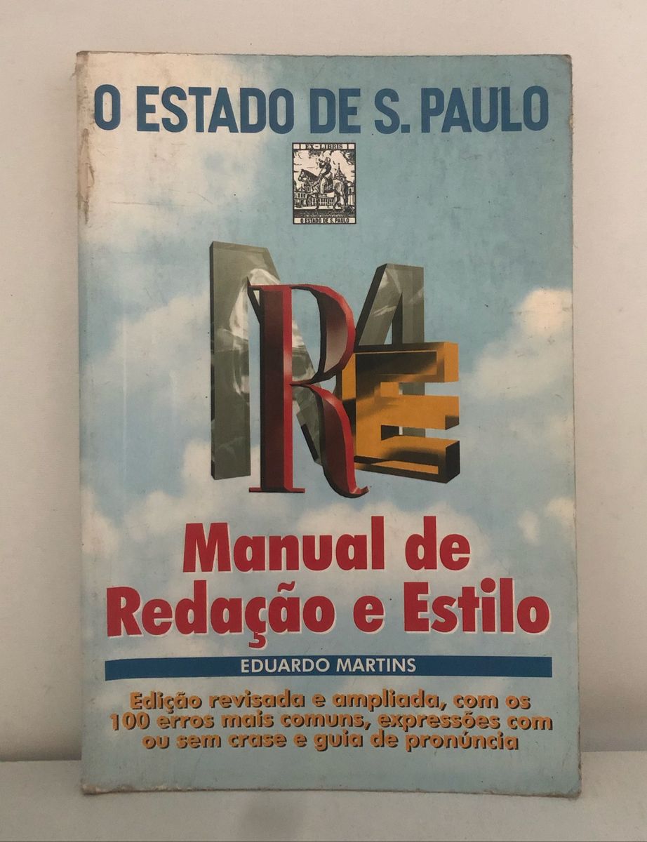 Manual De Redação E Estilo | Livro Usado 52905338 | Enjoei